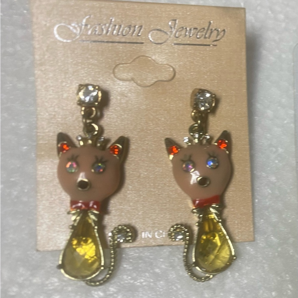 Lot Of 6 Designer Inspired Rhinestone Statement E… - image 7